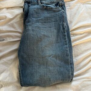 Used jeans distressed , gently used